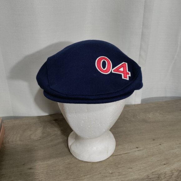 Roots Team USA ‎ Olympics  Navy Beret Gatsby Hat Cap - Picture 1 of 7